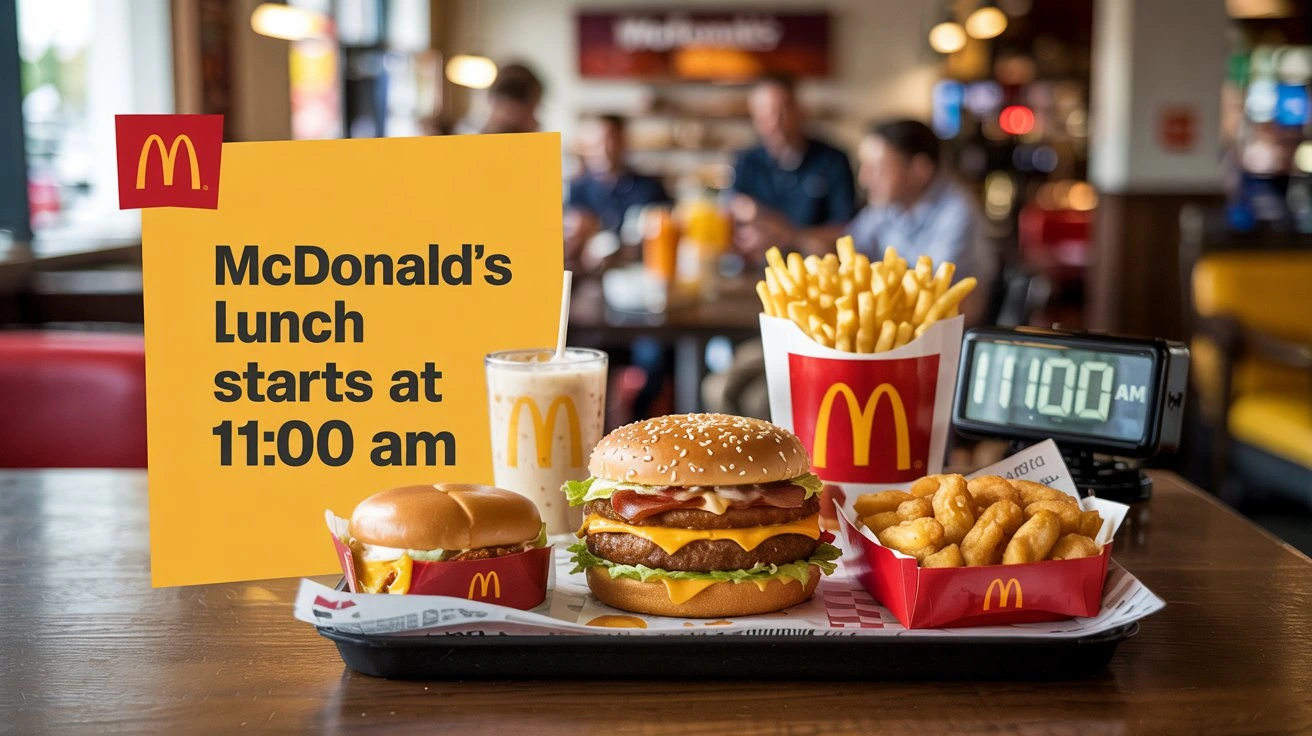 When does McDonald's lunch start?
