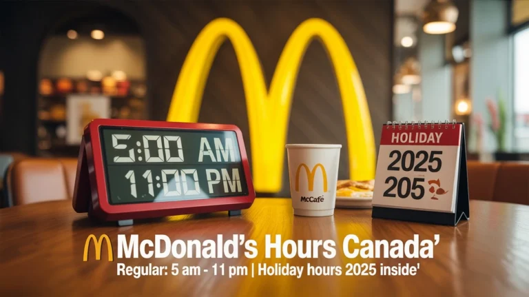 McDonald’s Hours (Christmas Holiday Hours) Canada