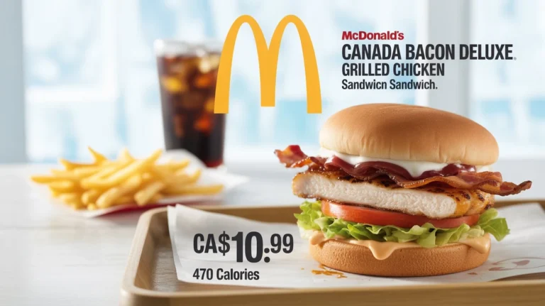 McDonald's Bacon Deluxe Grilled Chicken Sandwich