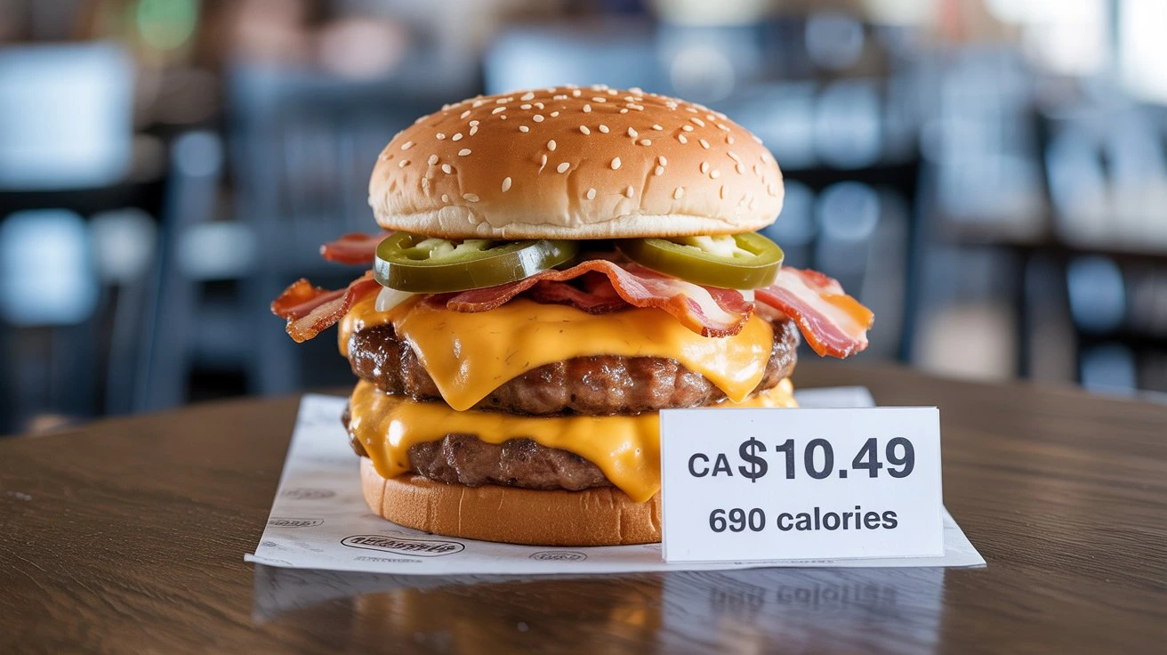 Cheesy Jalapeño & Bacon Quarter Pounder